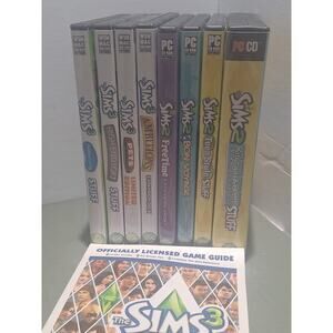 The Sims 3 & Sims 2 PC Lot Expansions Stuff Packs + Guide Tested Discs